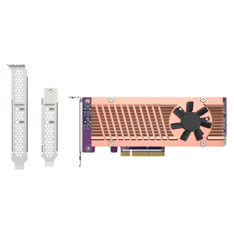 QNAP QM2 Card QM2-2P-384A PCIe 3.0 Erweiterungskarte für zwei M.2 NVMe SSDs